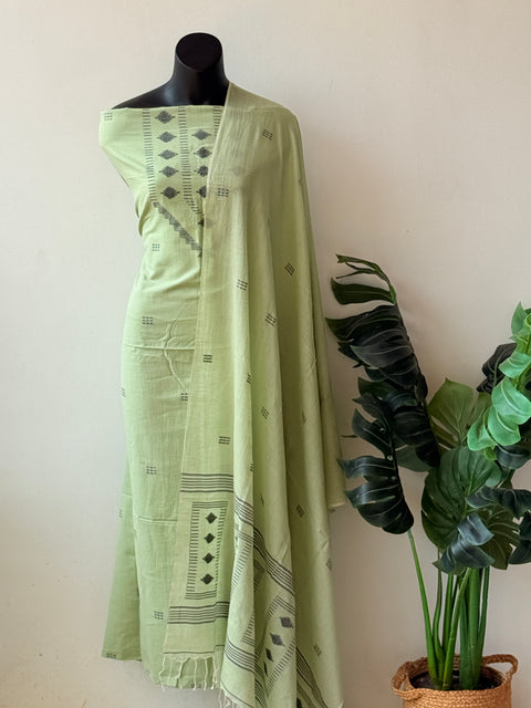 Jamdhani top and dupatta