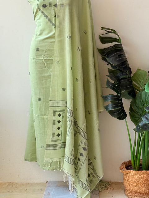 Jamdhani top and dupatta