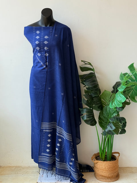 Jamdhani top and dupatta