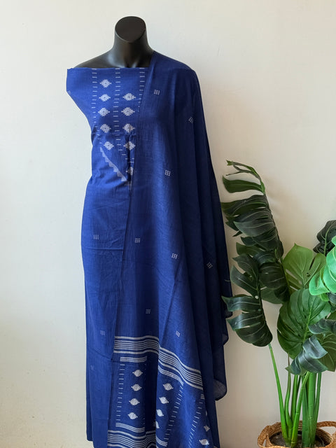 Jamdhani top and dupatta
