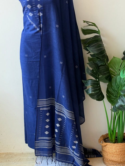 Jamdhani top and dupatta