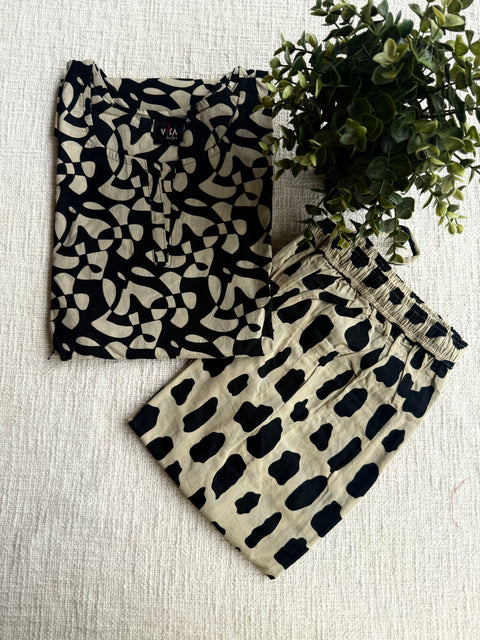 XL size printed Co-ord Night suit