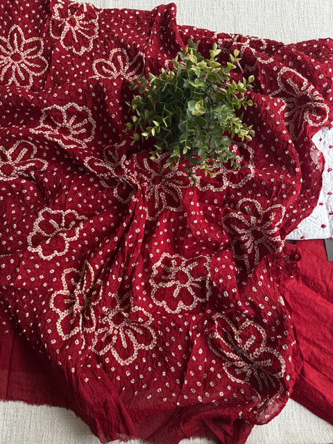 Bhandhej cotton salwar material