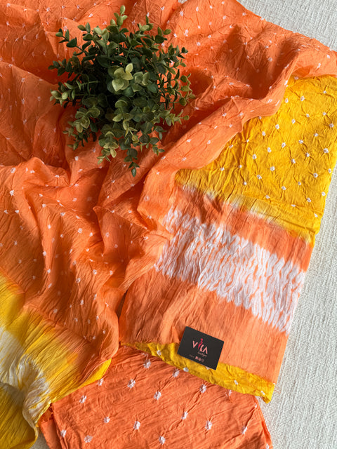Bhandhej cotton salwar material