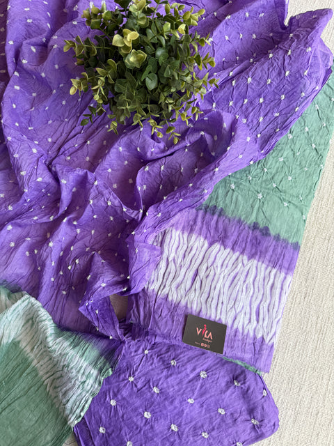 Bhandhej cotton salwar material