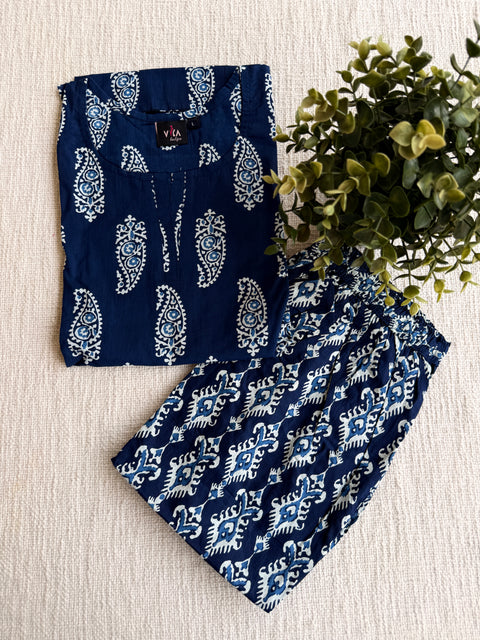 L size printed Co-ord Night suit
