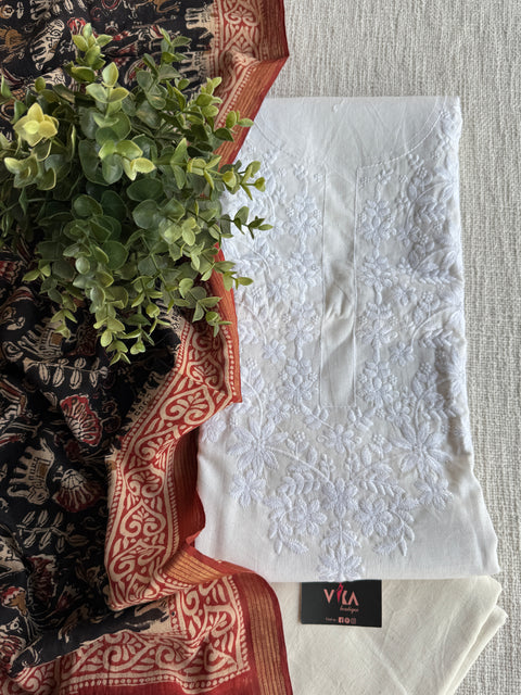 Embroidery cotton salwar material
