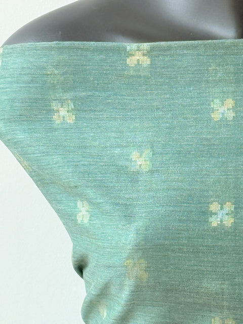 jamdhani weaving raw silk suit material