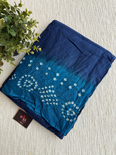 Bhandhej pure cotton saree