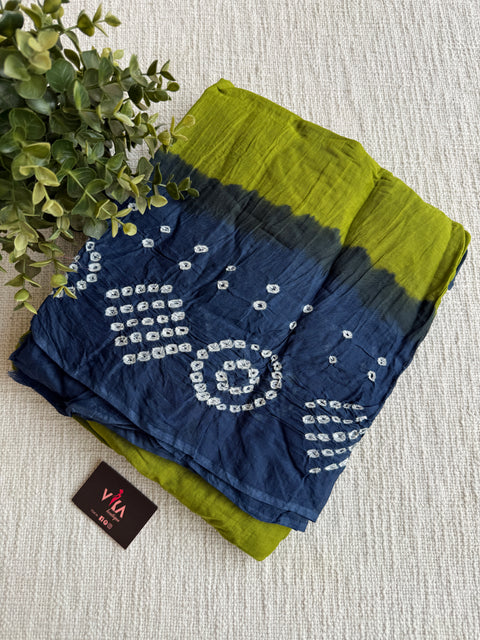 Bhandhej pure cotton saree