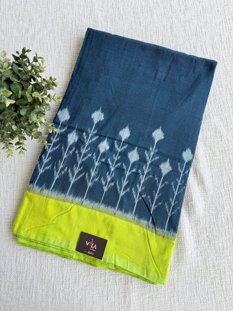 Handloom pure Ikat cotton saree
