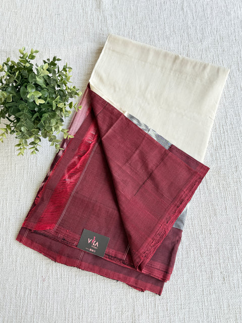 Handloom pure Ikat cotton saree