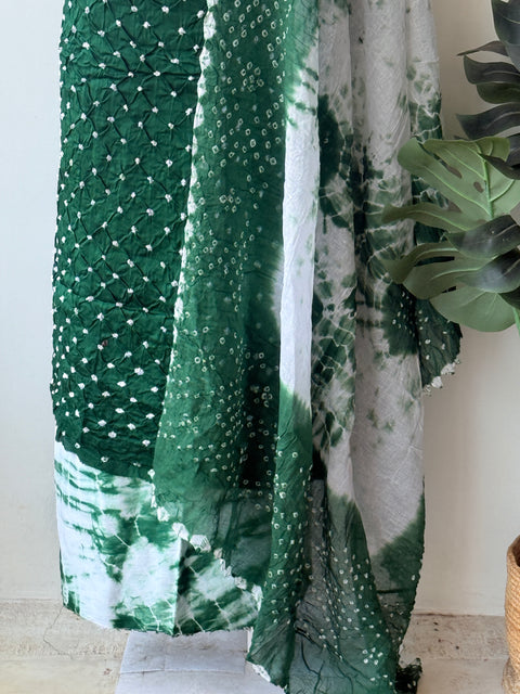 Bandhej cotton salwar material