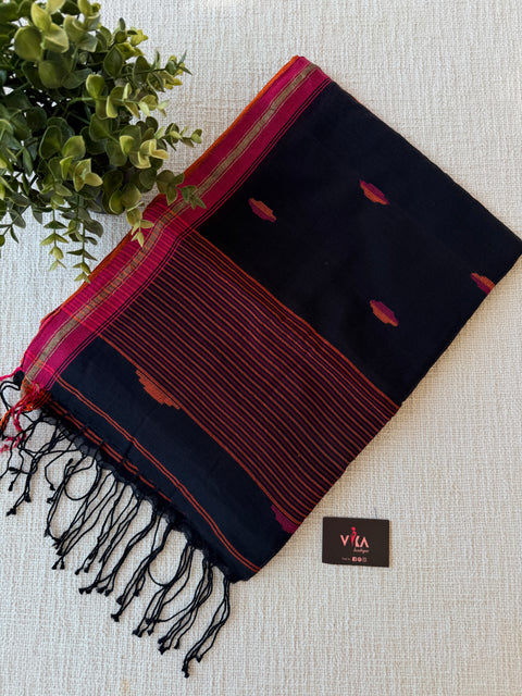 Parwa Bhutti mul cotton saree