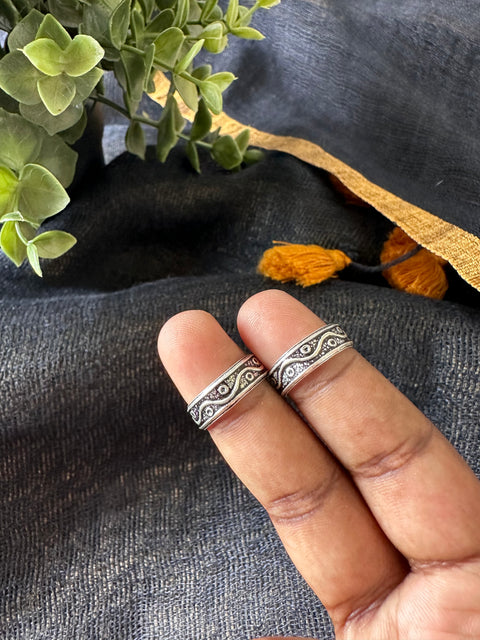 925 silver toe ring