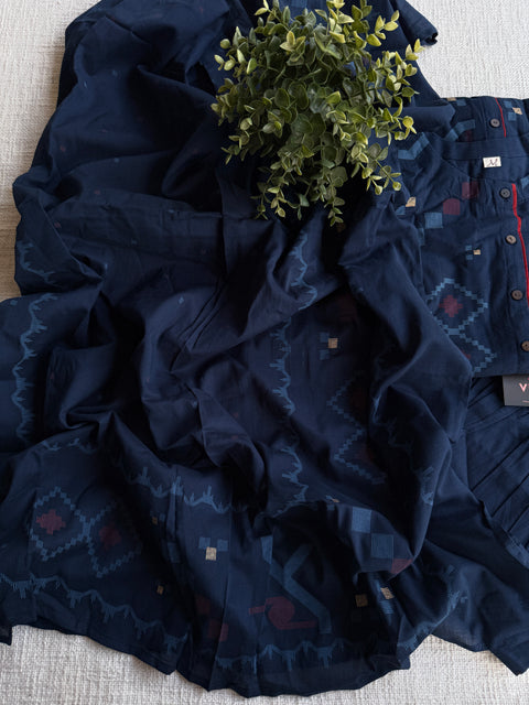 Pure handloom cotton suit set