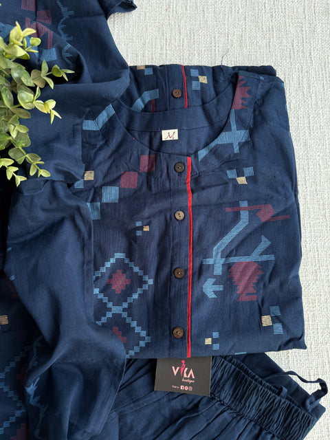 Pure handloom cotton suit set