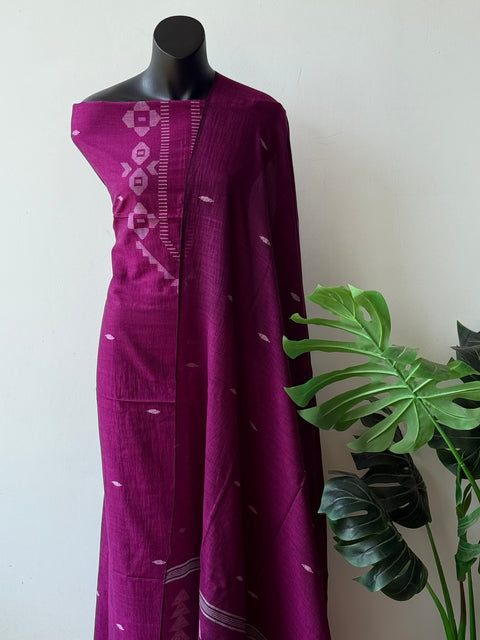 Jamdhani top and dupatta