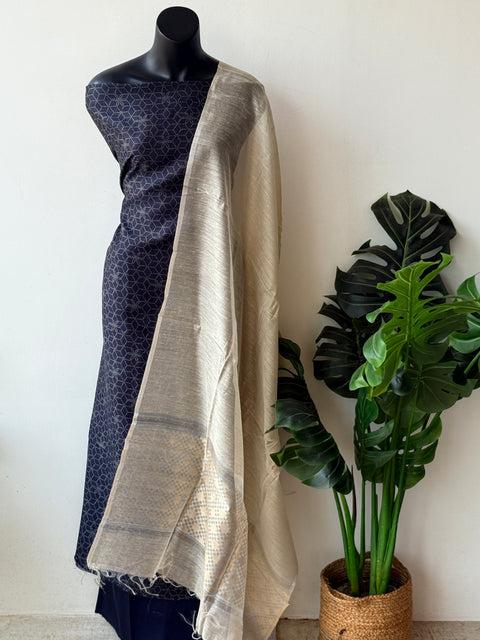 Pure Tussar silk salwar material