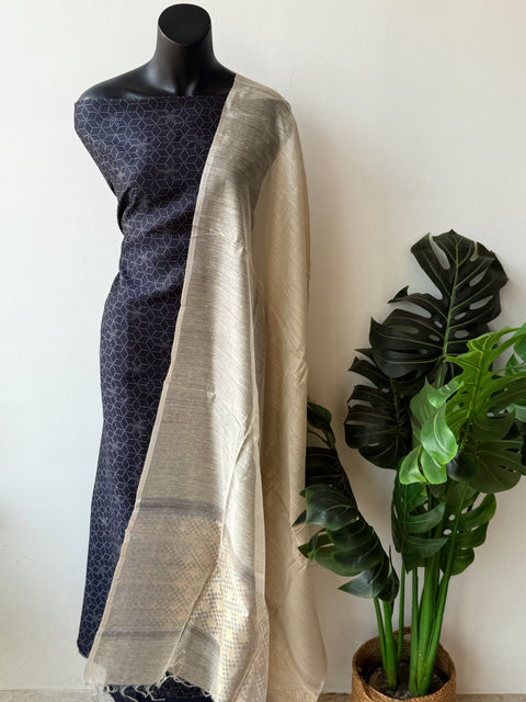 Pure Tussar silk salwar material