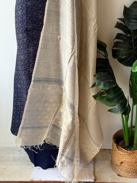 Pure Tussar silk salwar material