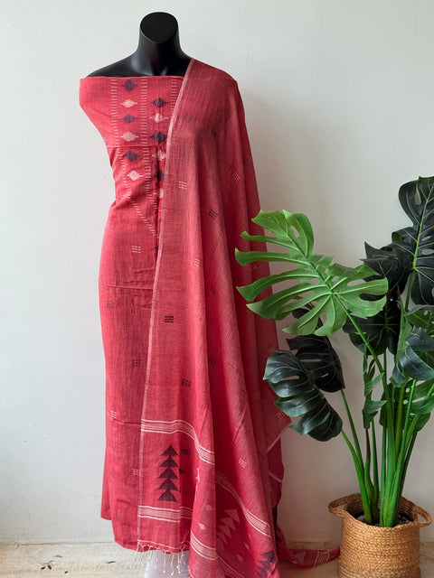 Jamdhani top and dupatta