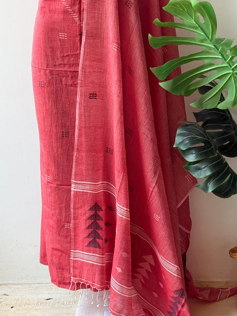 Jamdhani top and dupatta