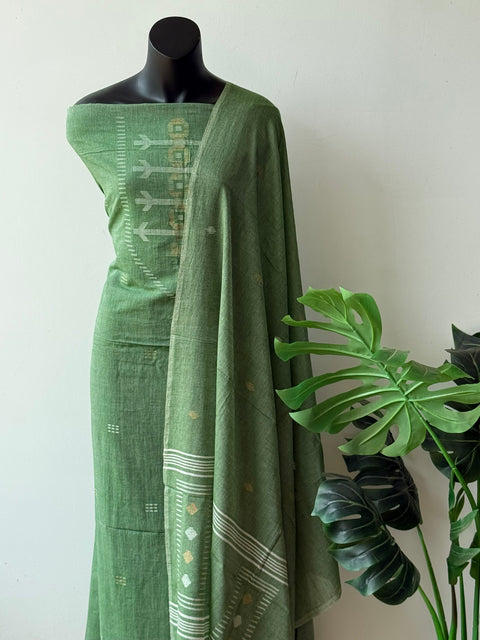 Jamdhani top and dupatta