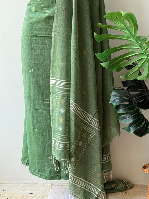 Jamdhani top and dupatta