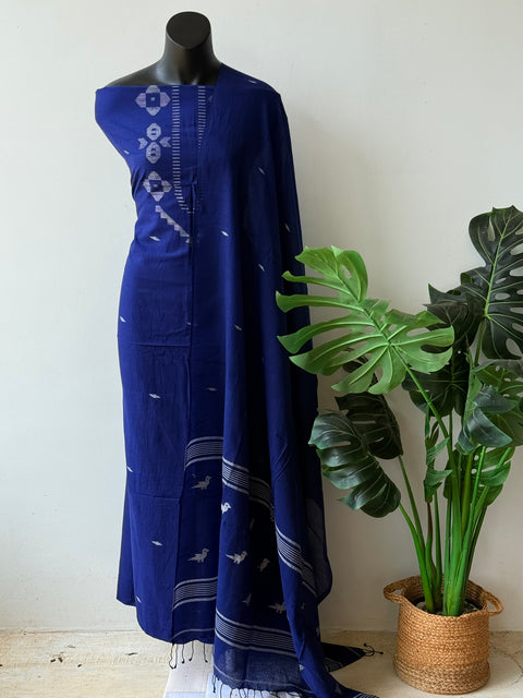 Jamdhani top and dupatta