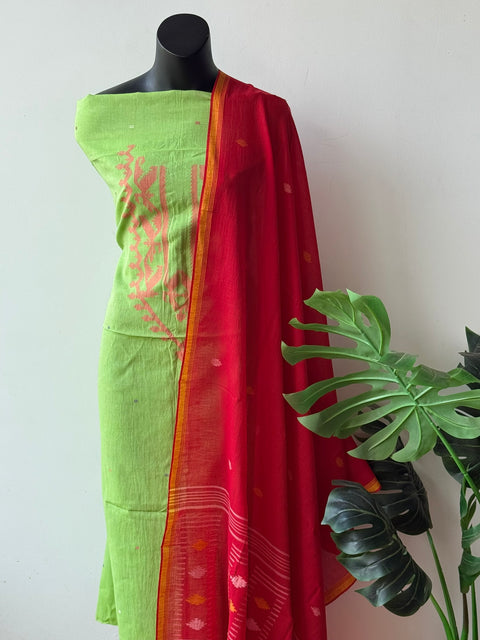 Jamdhani top and dupatta