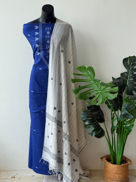 Jamdhani top and dupatta