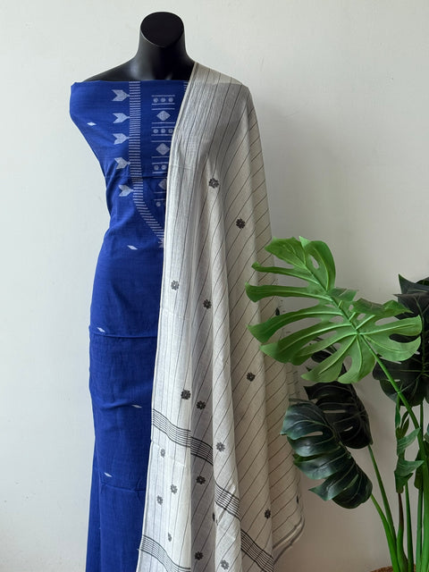 Jamdhani top and dupatta