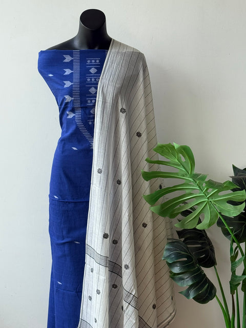 Jamdhani top and dupatta