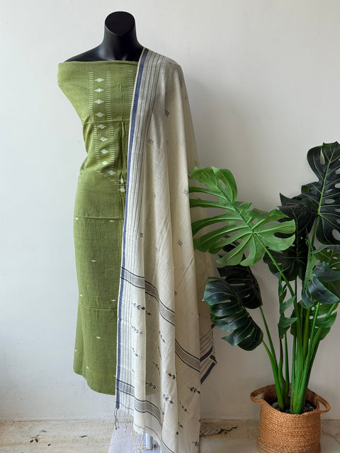Jamdhani top and dupatta