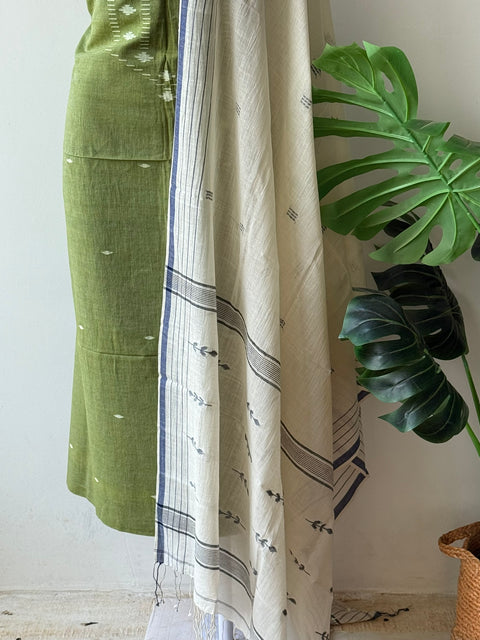 Jamdhani top and dupatta