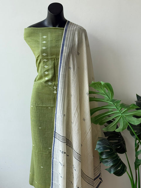 Jamdhani top and dupatta