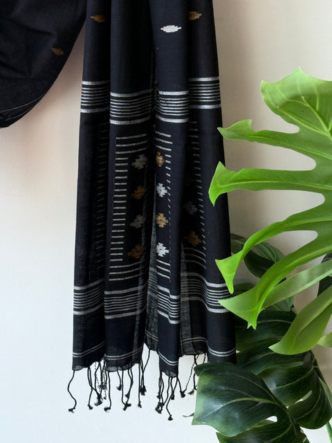 Jamdani Handloom Cotton dupatta
