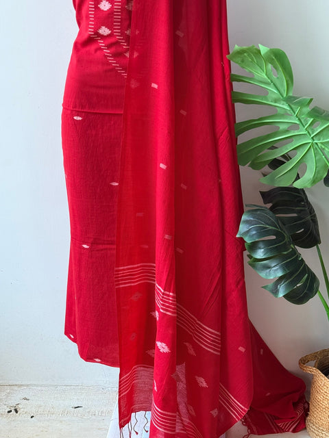 Jamdhani top and dupatta