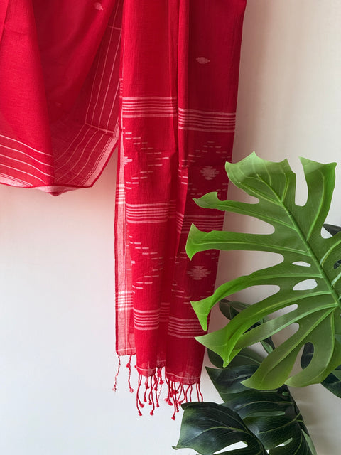 Jamdani Handloom Cotton dupatta