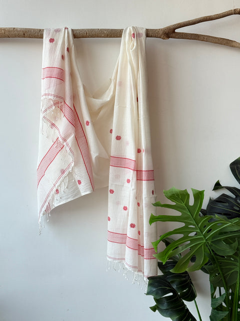 Jamdani Handloom Cotton dupatta