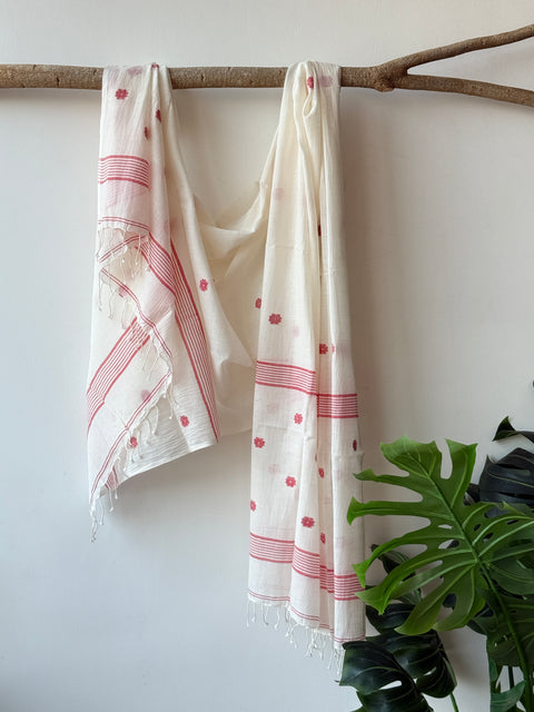 Jamdani Handloom Cotton dupatta