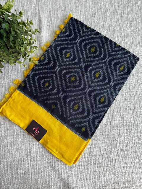 Ikat cotton dupatta