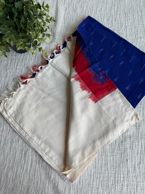 Ikat cotton dupatta