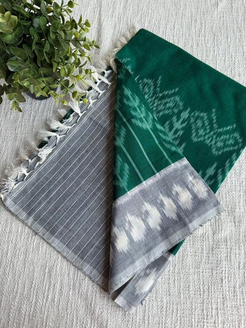 Ikat cotton dupatta