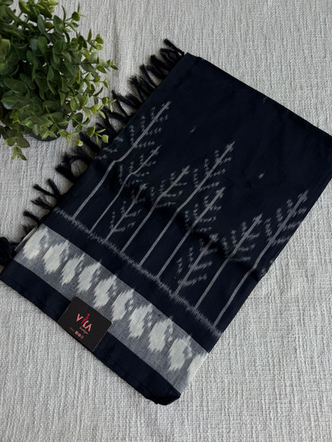 Ikat cotton dupatta