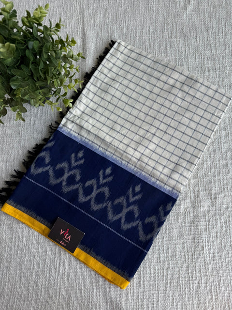 Ikat cotton dupatta