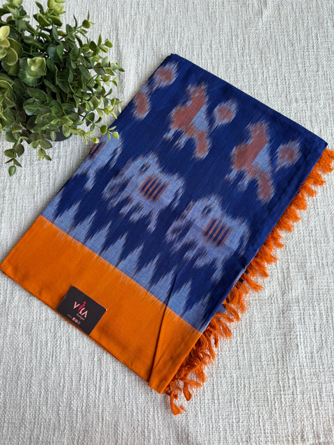 Ikat cotton dupatta