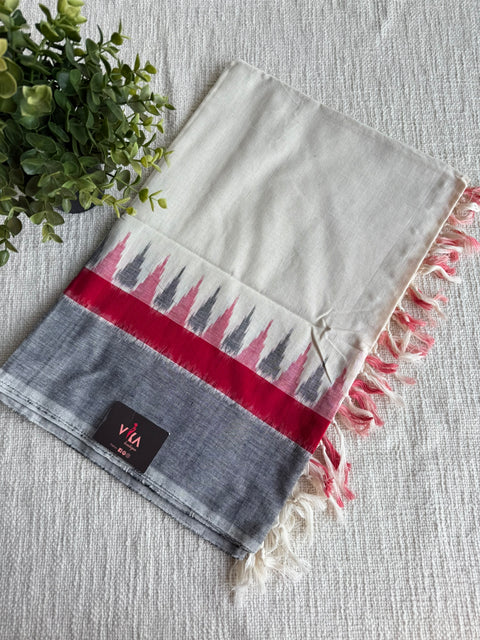 Ikat cotton dupatta