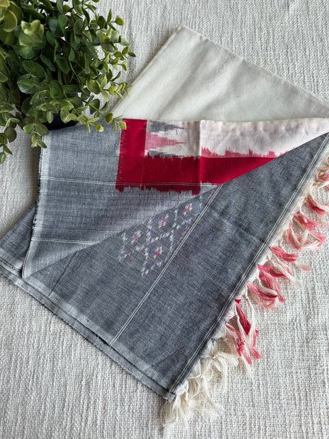 Ikat cotton dupatta
